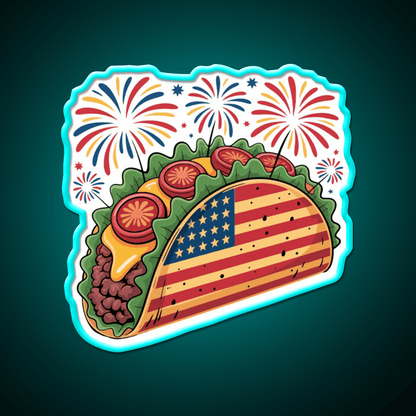 Usa Taco Led Neon Sign Mexican Food Sign Rgb Color - Shineneon