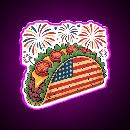 Usa Taco Led Neon Sign Mexican Food Sign Rgb Color - Shineneon