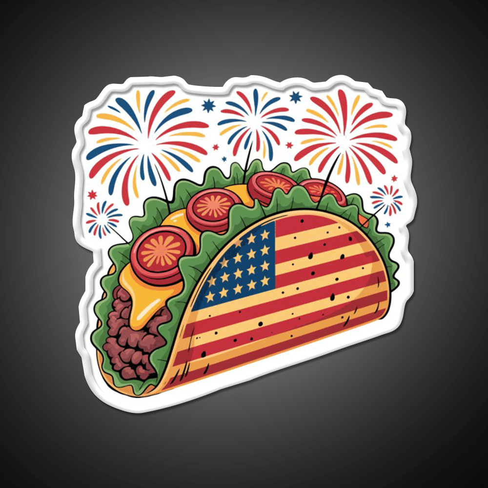 Usa Taco Led Neon Sign Mexican Food Sign Rgb Color - Shineneon