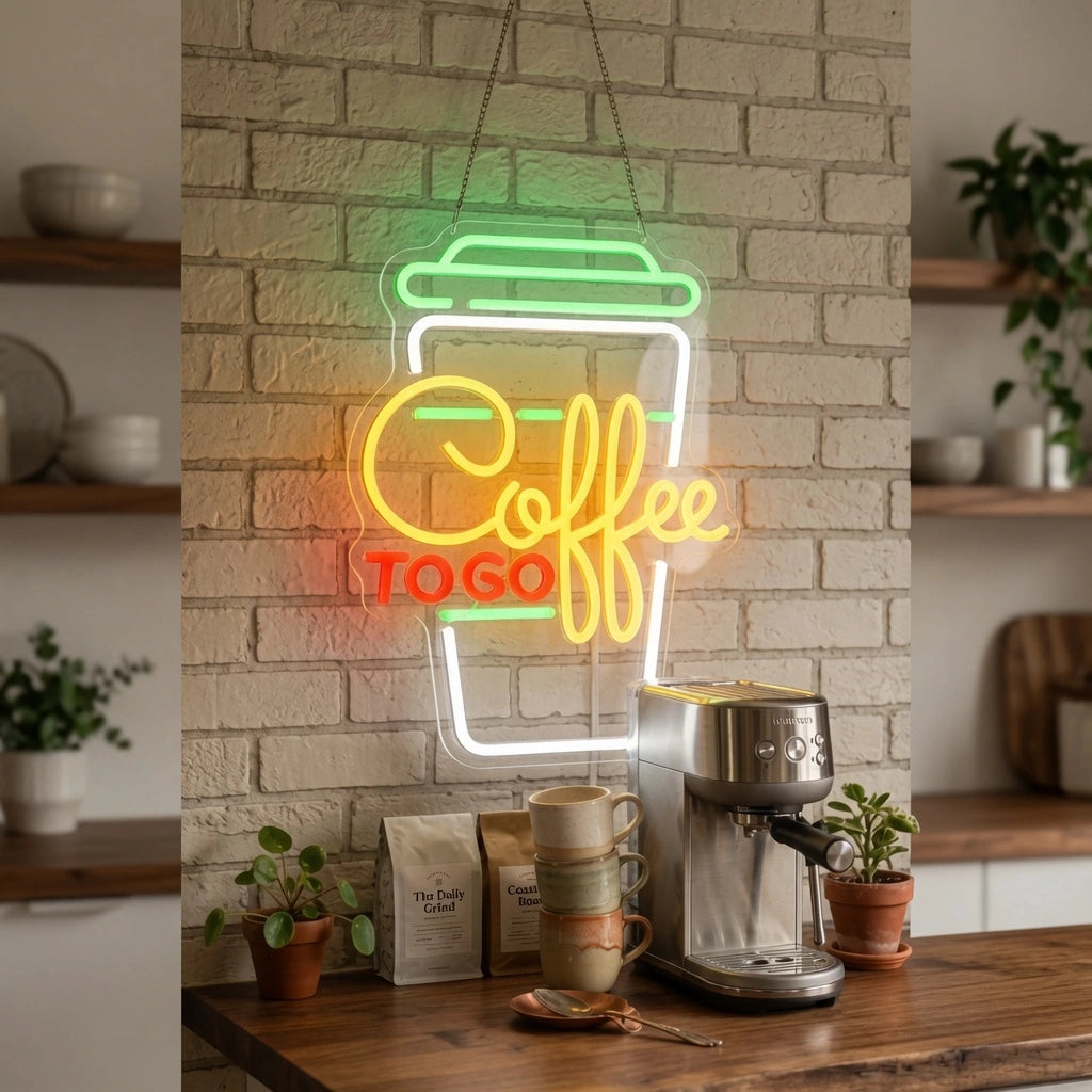 Usb Dimmable Coffee Wall Decor LED Neon Sign - 01 Original Product Image