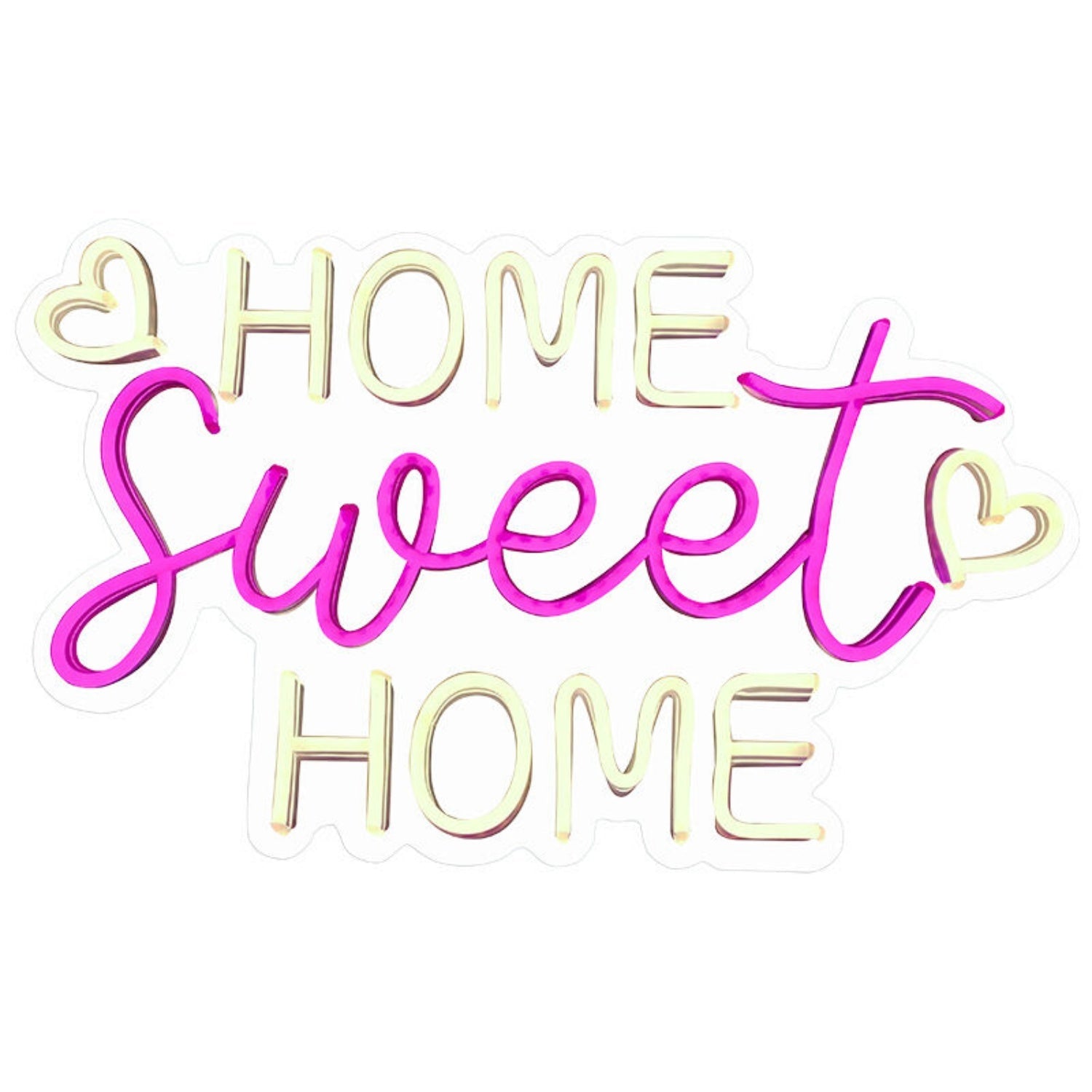 Use The Multicolhome Sweet Home Led Neon Sign - Shineneon