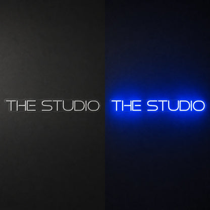 Use Thee Way LED Neon Sign day and night comparison
