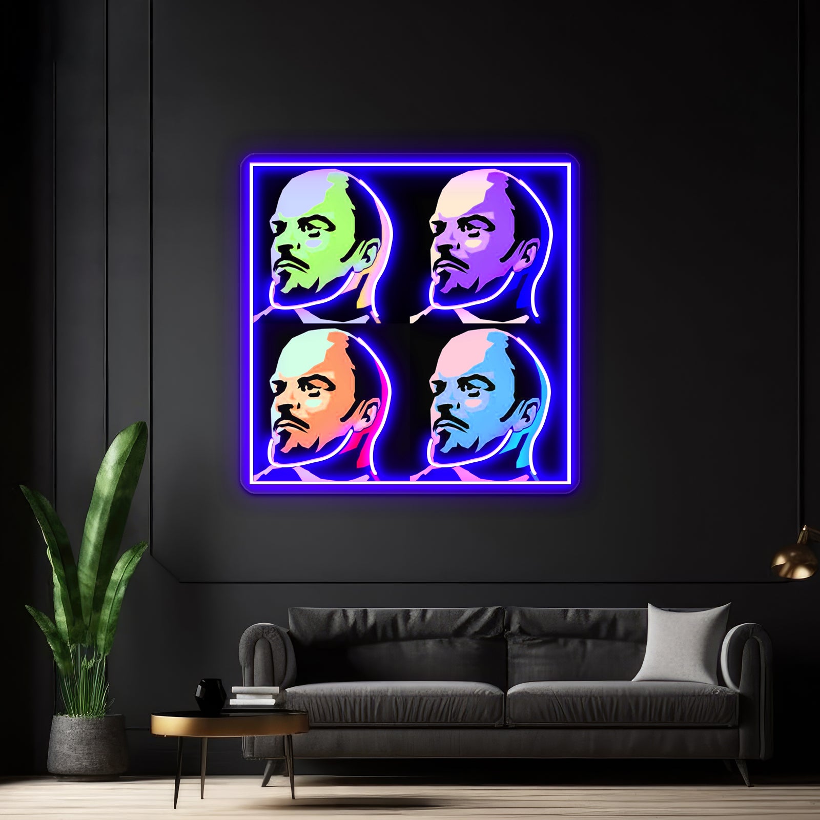V I Lenin Pop Artwork Personalized Neon Signs | Shineneon