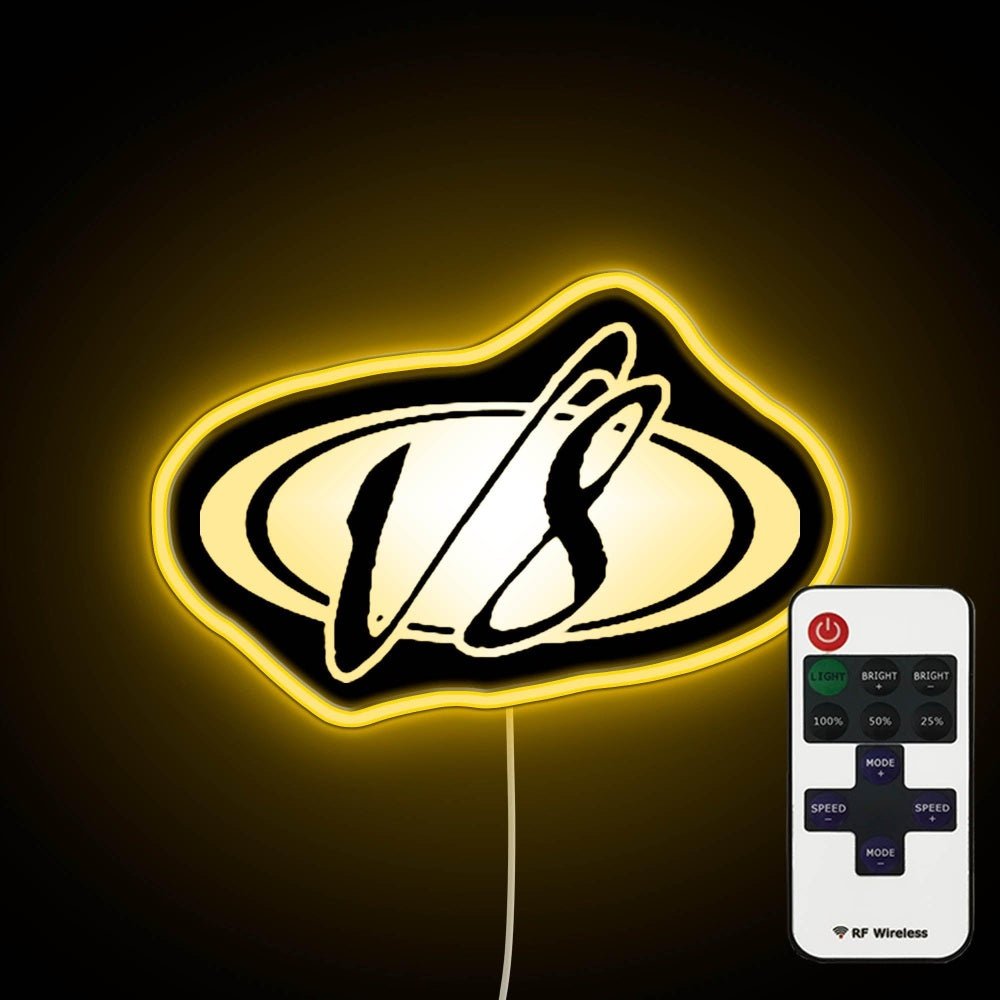 V8 Oval Neon Sign Business Bar Wall Led Sign - Shineneon