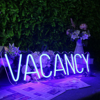 Vacancy Led Neon Sign For Hotels And Hospitality Spaces | Shineneon