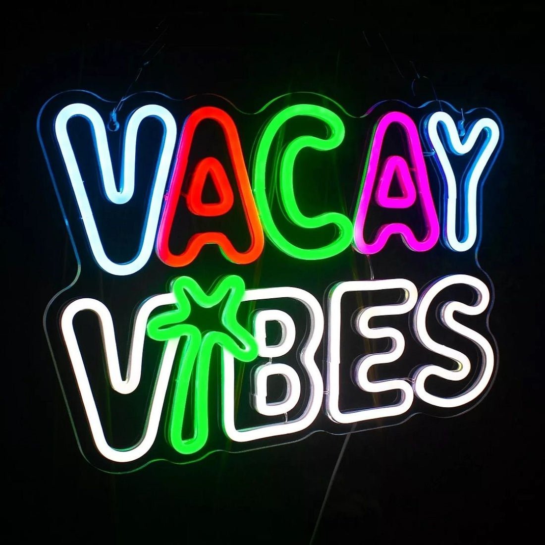 Vacay Vibes Led Sign Business Neon Sign - Shineneon