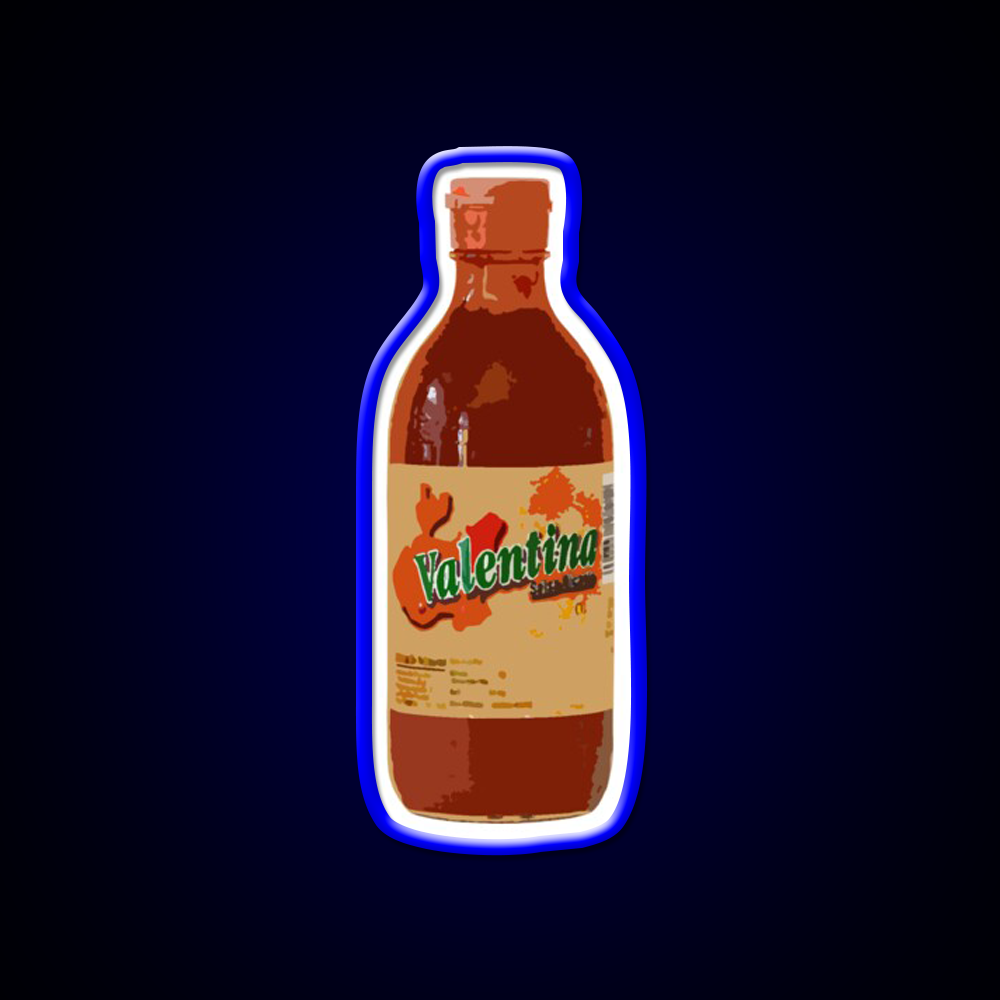 Valentina Hot Sauce Beer Bar Decor Led Neon Sign Rgb Color - LED neon sign view 5