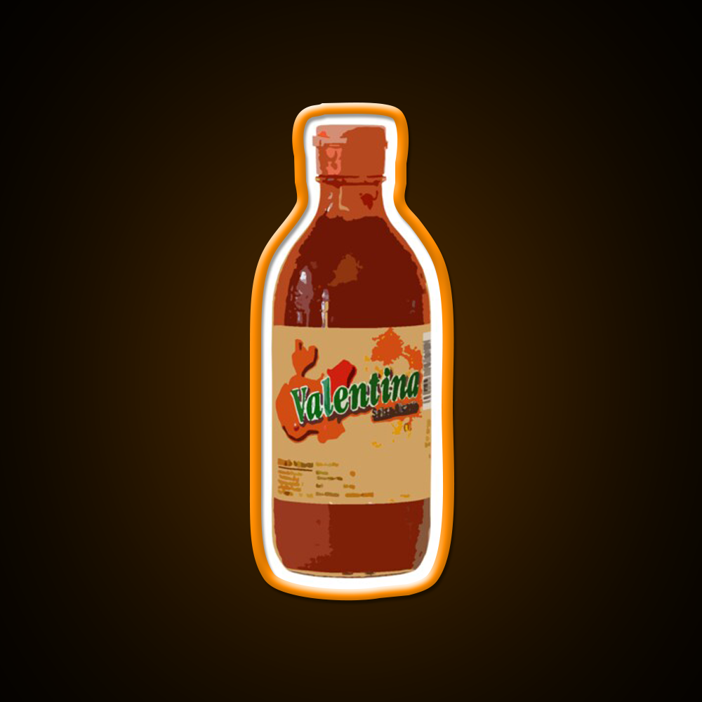 Valentina Hot Sauce Beer Bar Decor Led Neon Sign Rgb Color - LED neon sign view 6