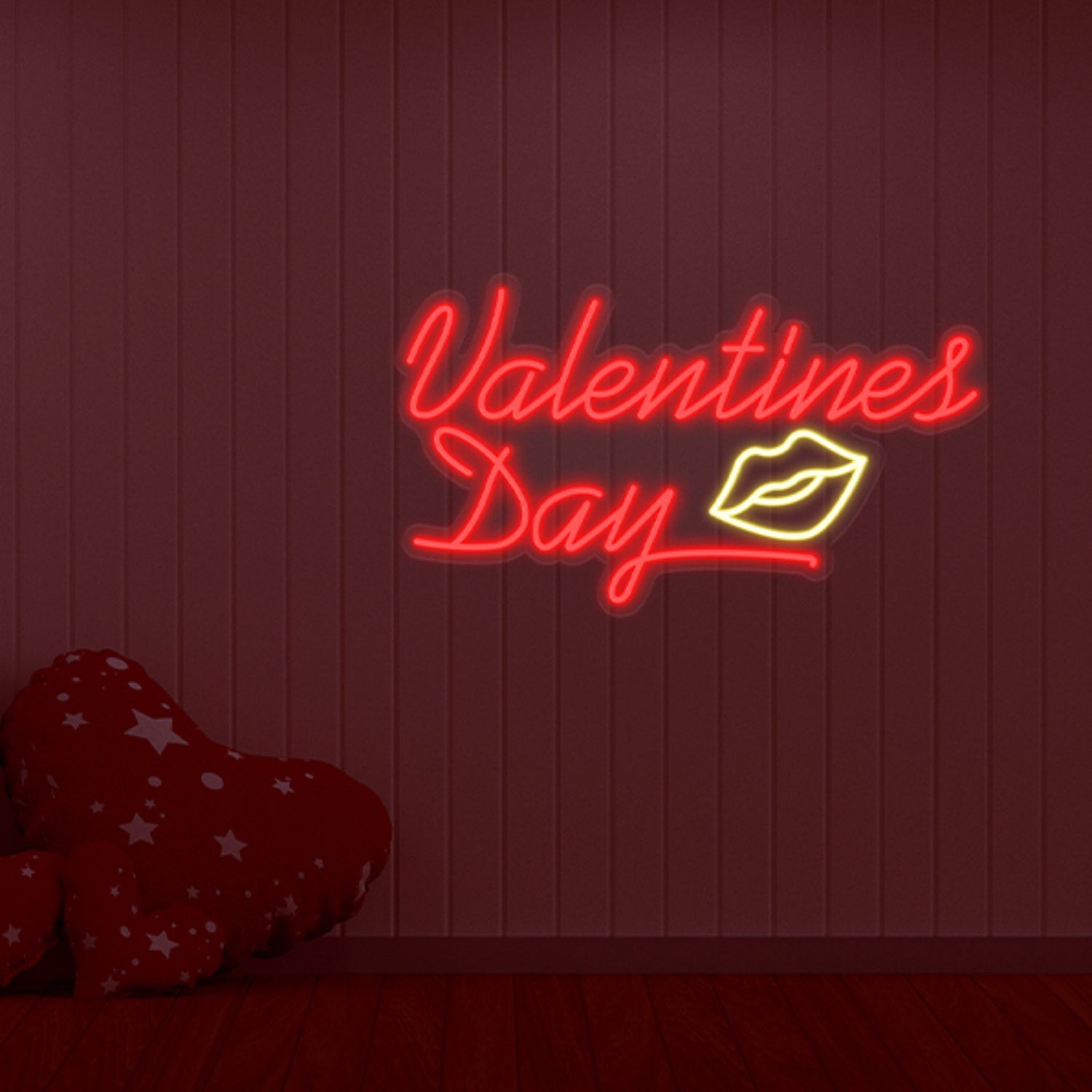 Valentines Day Lip Neon Sign Wall Art Decor | Shineneon