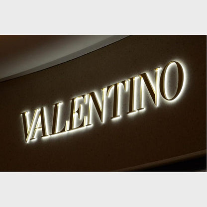 Valentino 3D Backlit Channel Letters Led Light Sign - Shineneon