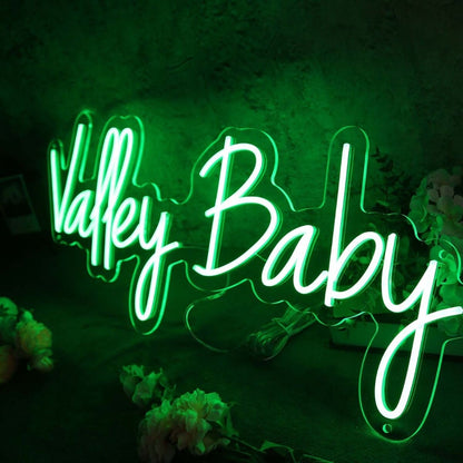 Valley Baby Green Led Neon Sign - Shineneon