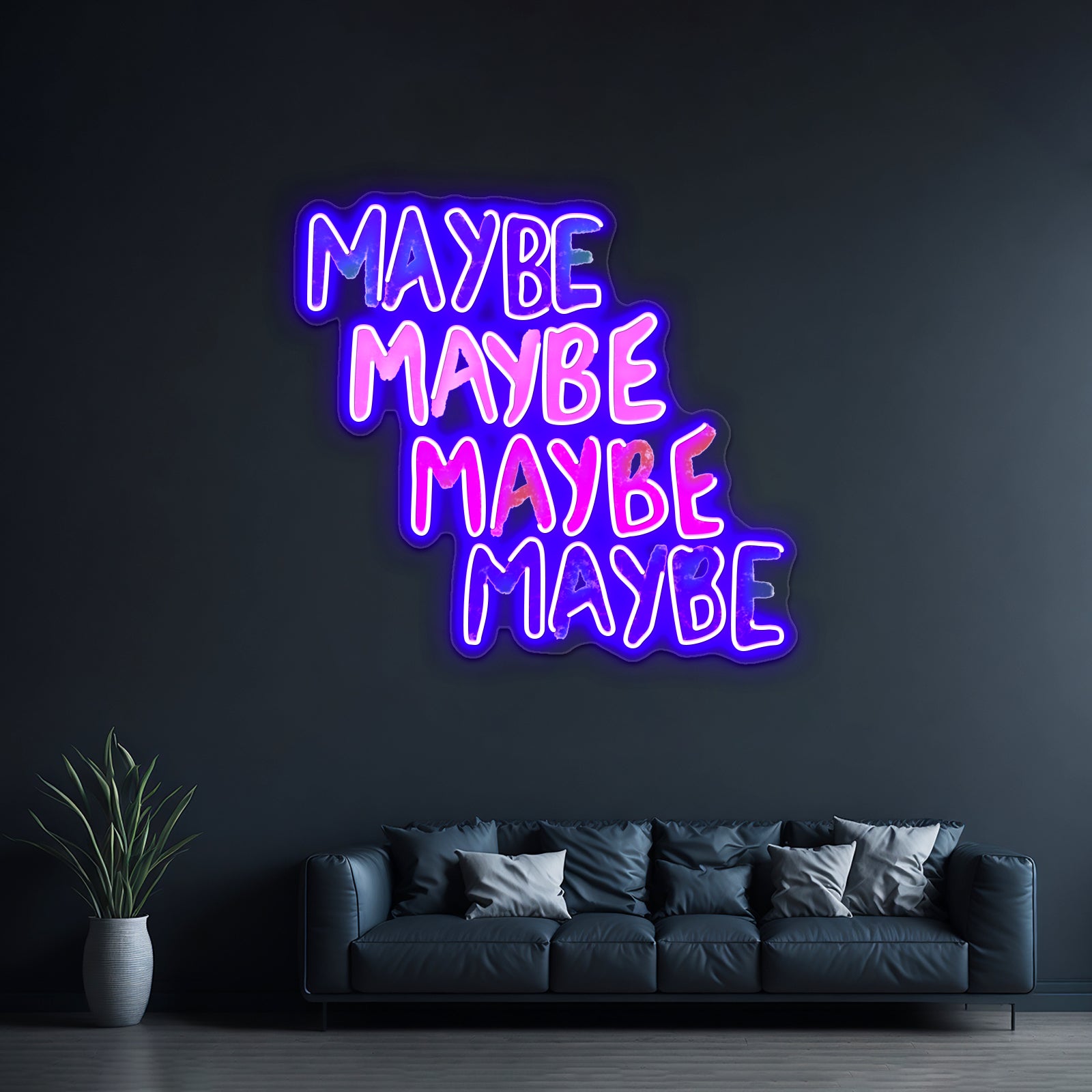 Valley Maybe Artwork Personalized Neon Signs | Shineneon