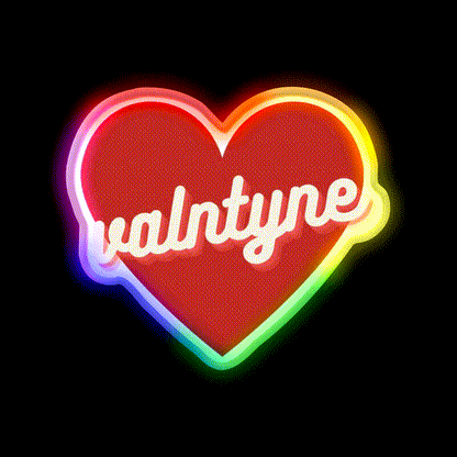 Valntyne 5Sos Valentine Cocktail Chats Cocktail Bar Decor Led Neon Sign Rgb Color - LED neon sign close-up detail