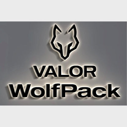 Valor Wolfpack 3D Backlit Channel Letters Led Light Sign - Shineneon