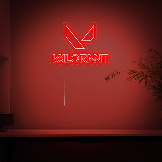 Valorant Game Wall Art Led Neon Sign For Game Room