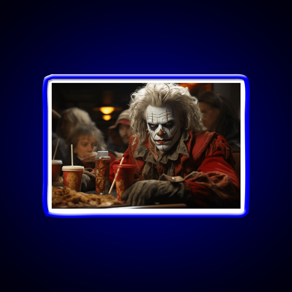Vampire Dining Fast Food Led Neon Sign For Burger Place Rgb Color - Shineneon