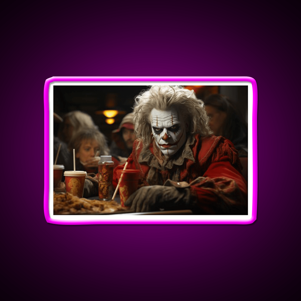 Vampire Dining Fast Food Led Neon Sign For Burger Place Rgb Color - Shineneon