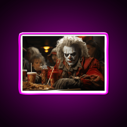 Vampire Dining Fast Food Led Neon Sign For Burger Place Rgb Color - Shineneon