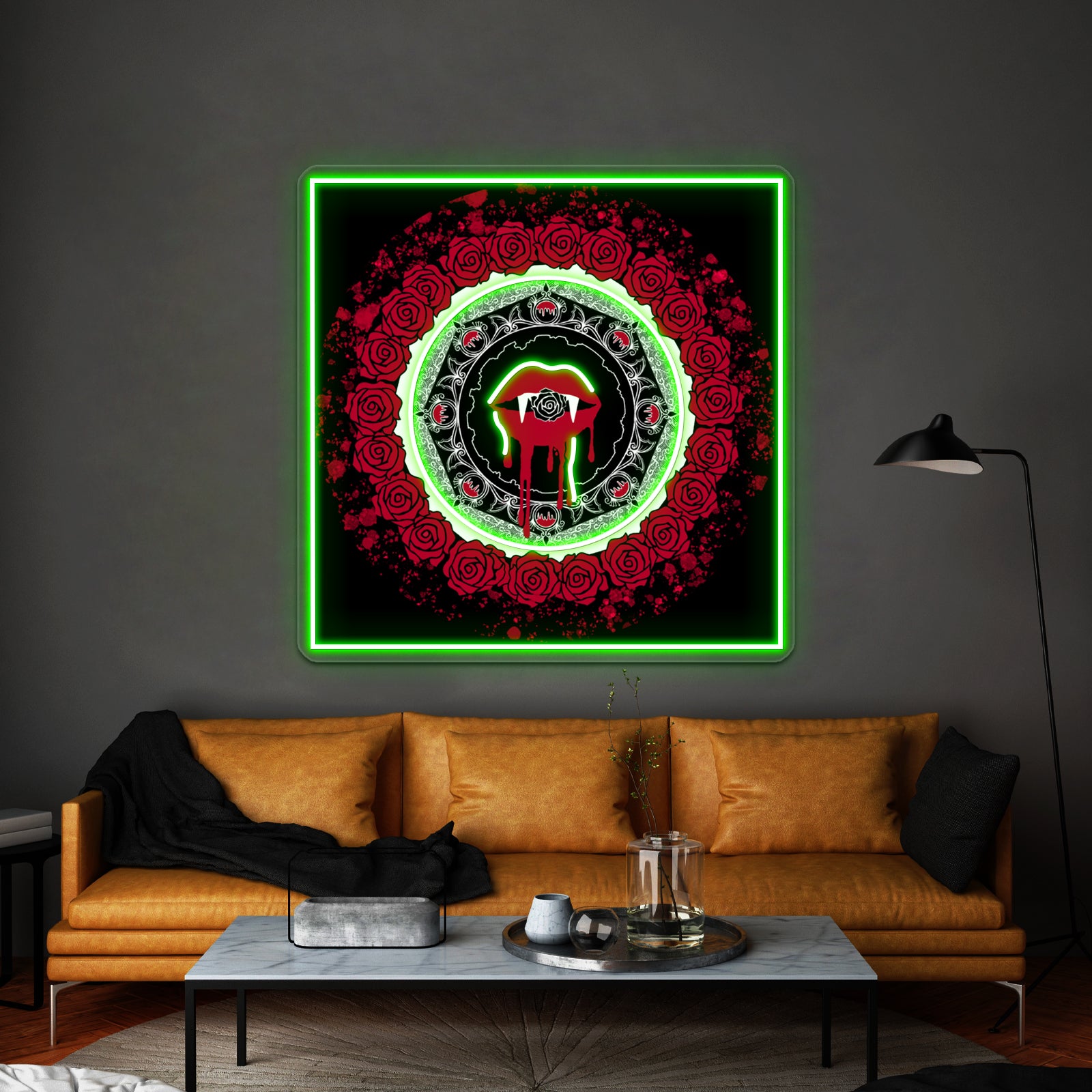 Vampire The Masquerade Inktober Kiss Sunweaver Wall Artwork Neon Signs | Shineneon