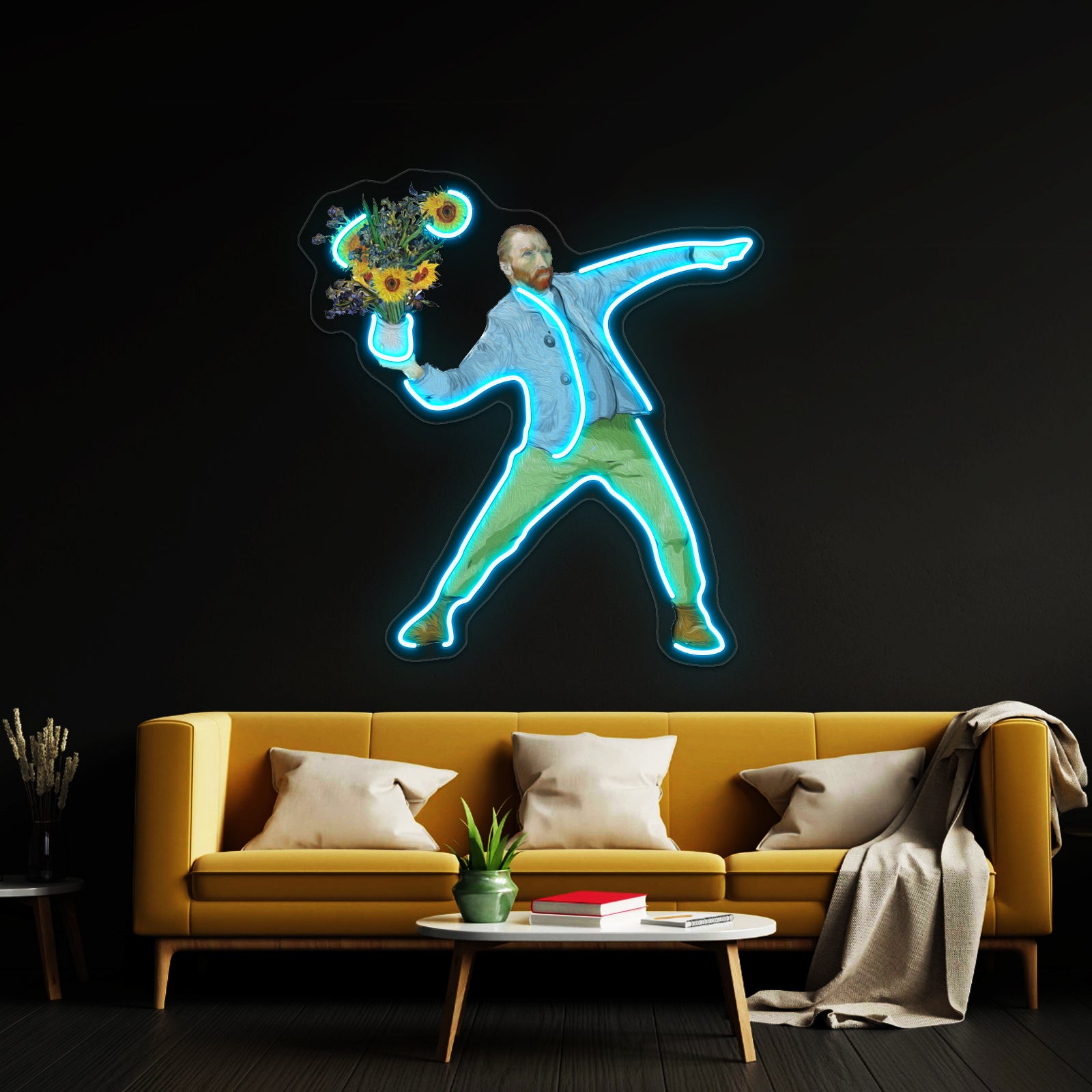 Van Goghsky Artwork Personalized Neon Signs | Shineneon