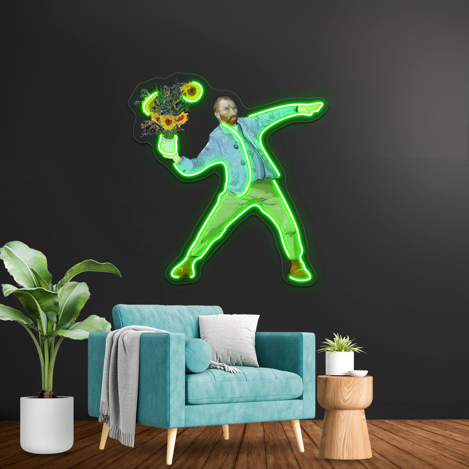 Van Goghsky Artwork Personalized Neon Signs | Shineneon