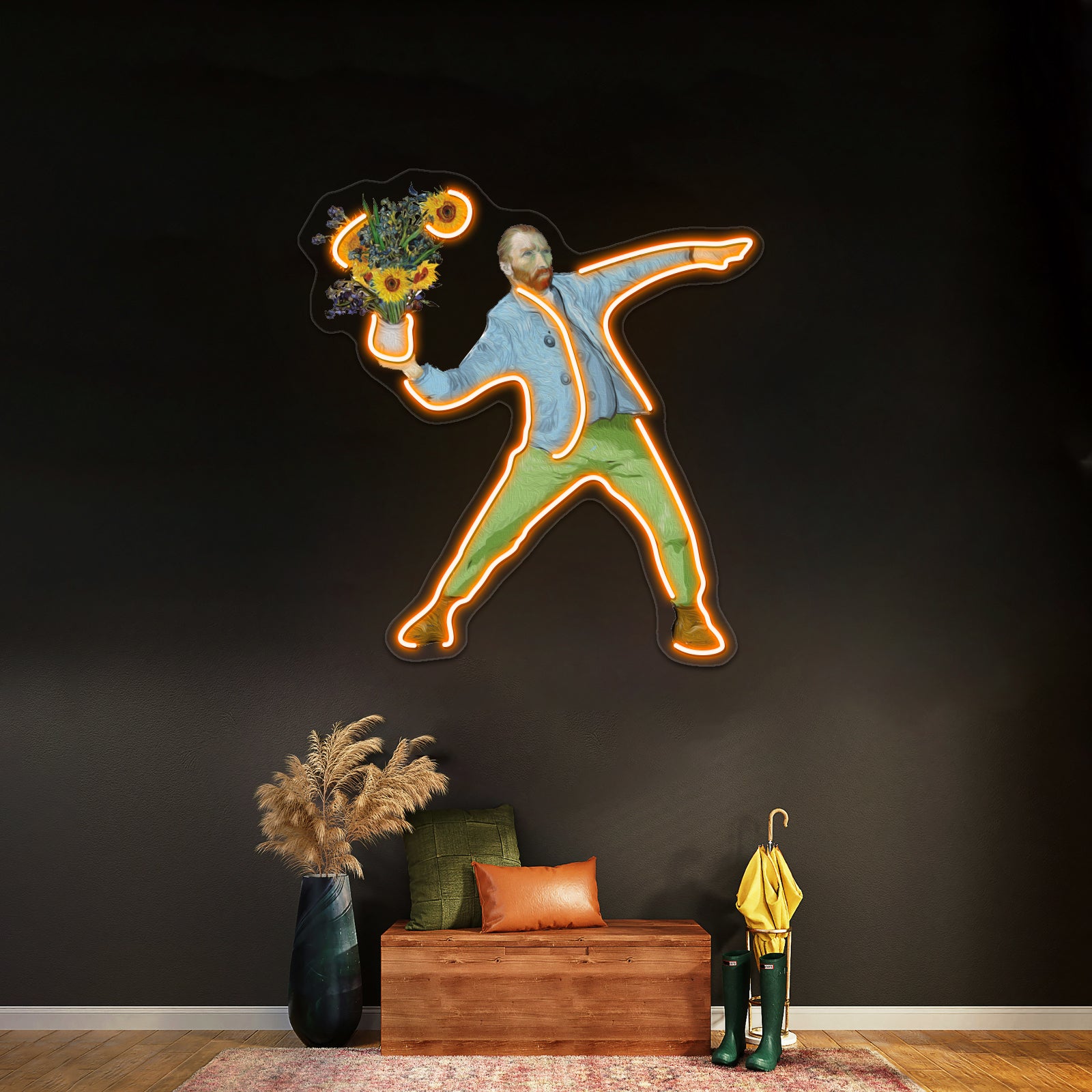 Van Goghsky Artwork Personalized Neon Signs | Shineneon