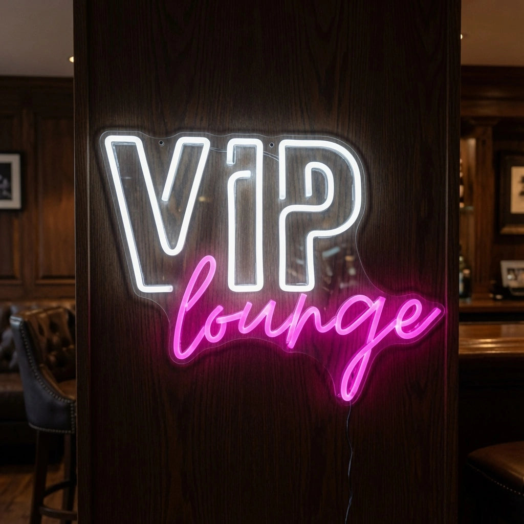 Vap Lounge'in And Letters LED Neon Sign - 03 Real Lifestyle Scene