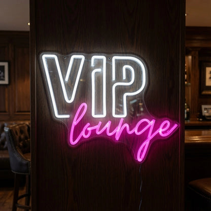 Vap Lounge'in And Letters LED Neon Sign - 03 Real Lifestyle Scene