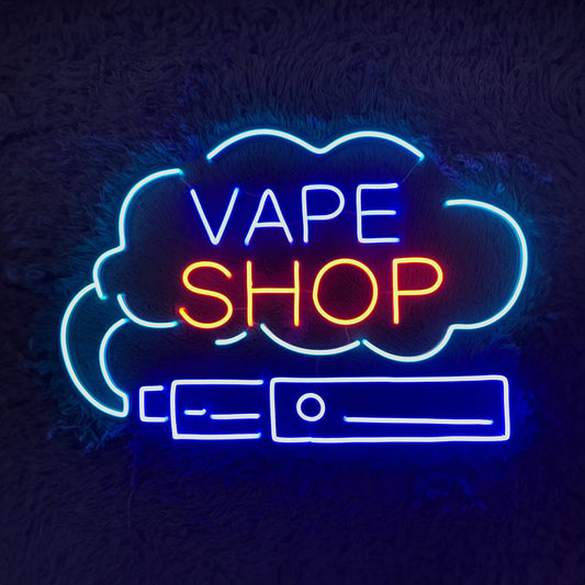 Vape Shop Neon Sign Bar Smoking Neon Sign