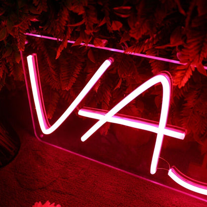 Vasto Red Led Neon Sign - Shineneon