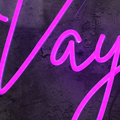 Vayda Purple Led Neon Sign - Shineneon
