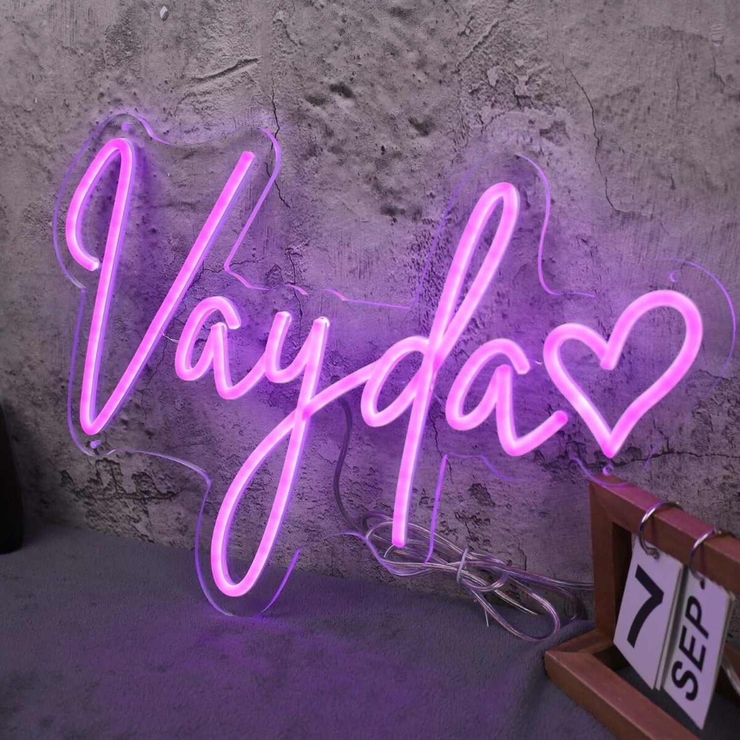 Vayda Purple Led Neon Sign - Shineneon