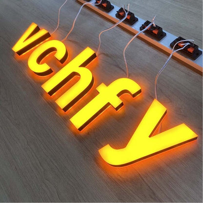 Vchfy 3D Frontlit And Backlit Channel Letter Led Light Sign - Shineneon