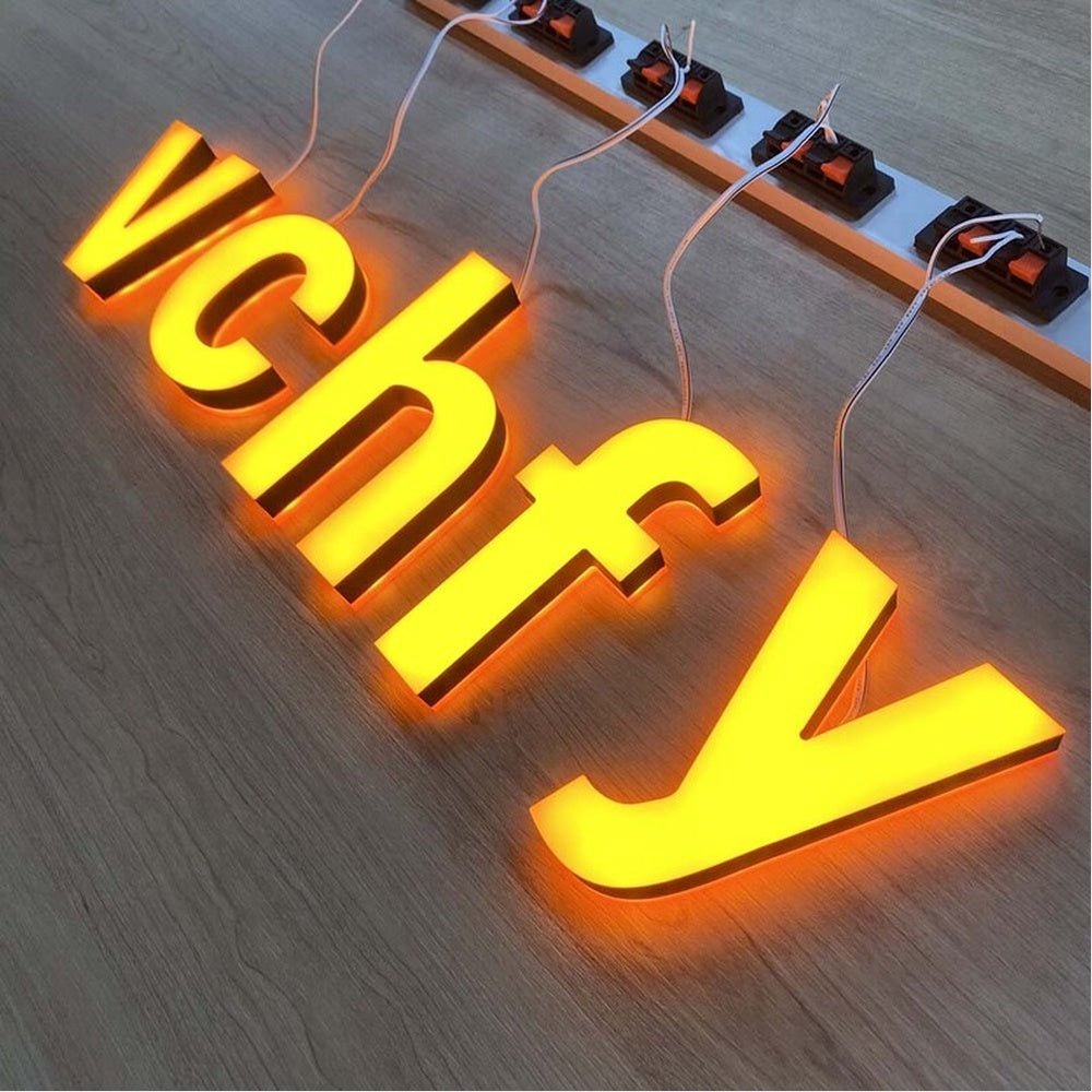 Vchfy 3D Frontlit Channel Letters Led Light Sign - Shineneon