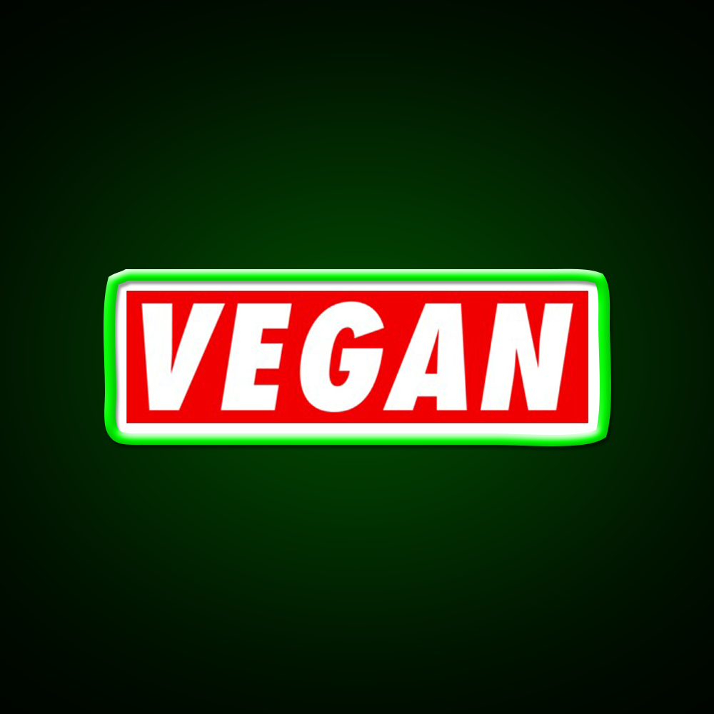 Vegan The Future Gym Fitness Led Neon Sign Rgb Color - LED neon sign view 8