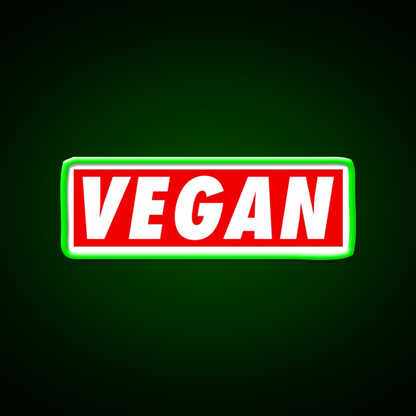 Vegan The Future Gym Fitness Led Neon Sign Rgb Color - LED neon sign view 8