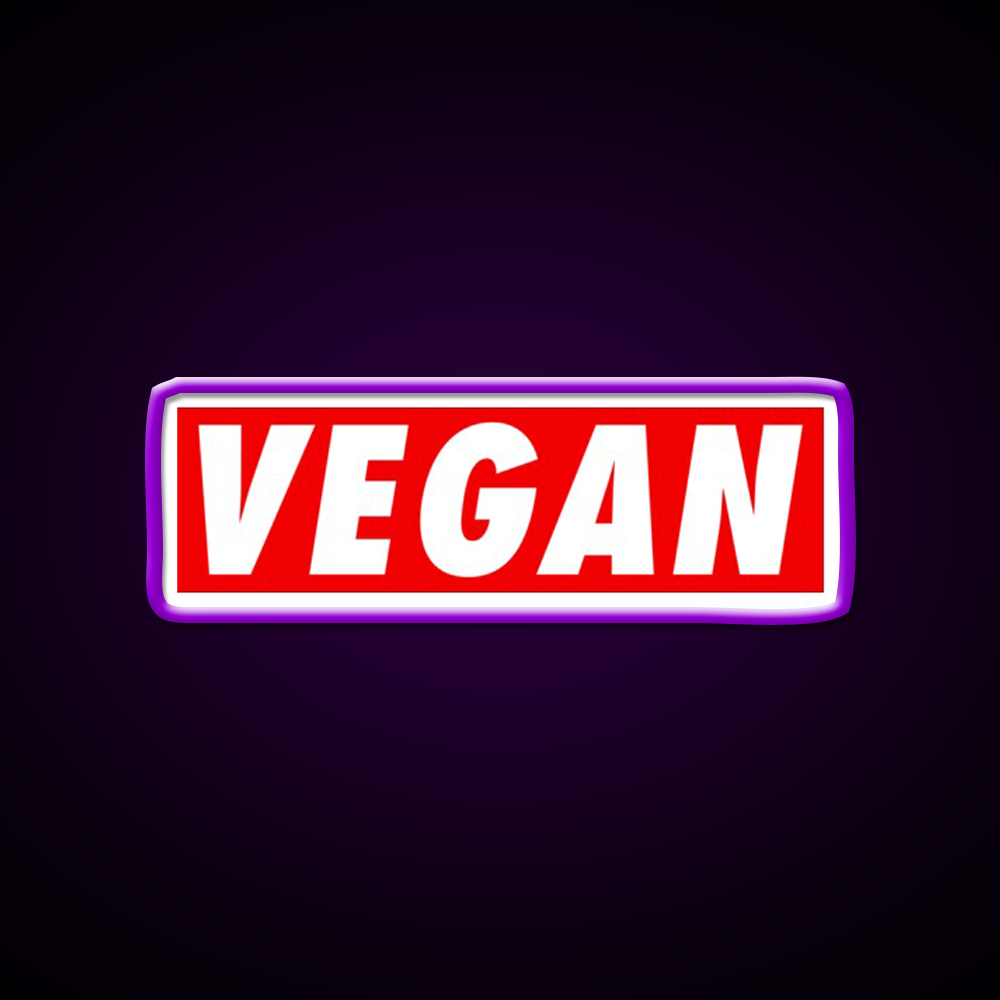 Vegan The Future Gym Fitness Led Neon Sign Rgb Color - LED neon sign view 9