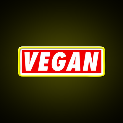 Vegan The Future Gym Fitness Led Neon Sign Rgb Color - LED neon sign view 7