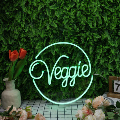 Veggie Green Led Neon Sign - Shineneon
