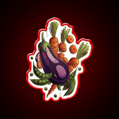 Veggies Snack Food Led Neon Sign Rgb Color - Shineneon