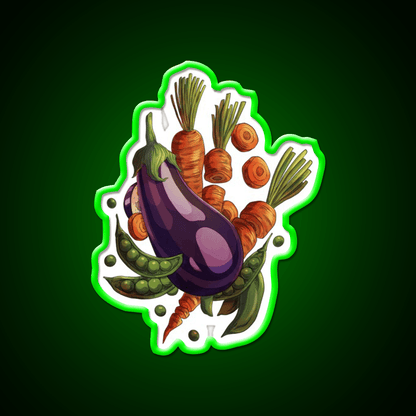 Veggies Snack Food Led Neon Sign Rgb Color - Shineneon