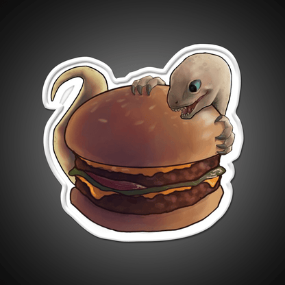 Velociburger Fast Food Led Neon Sign For Burger Place Rgb Color - Shineneon