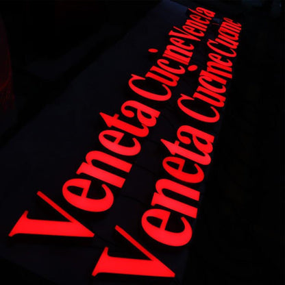 Veneta Cucine 3D Frontlit Letters Metal Led Sign - Shineneon