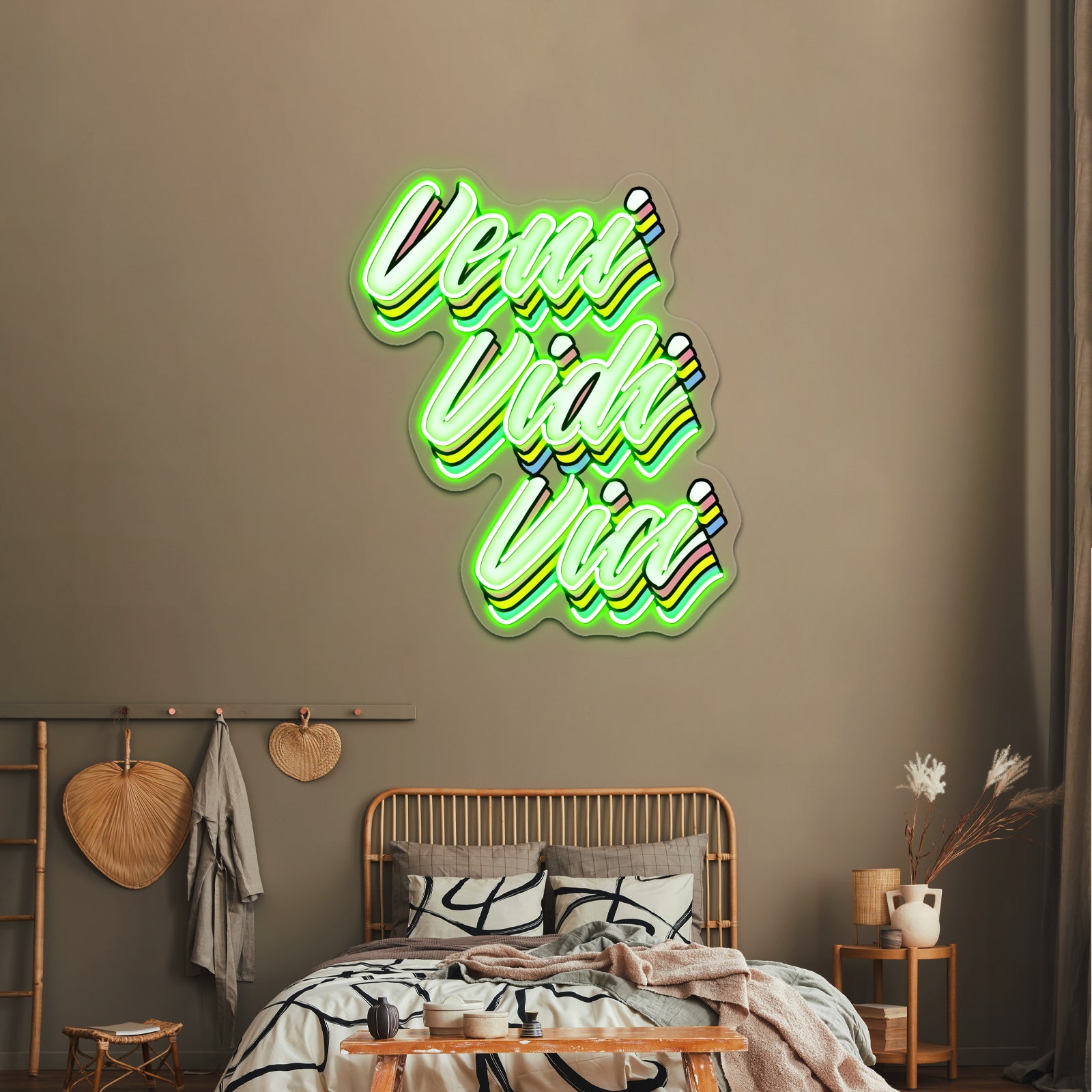 Veni Vidi Vici Pop Latin Artwork Neon Signs Custom | Shineneon