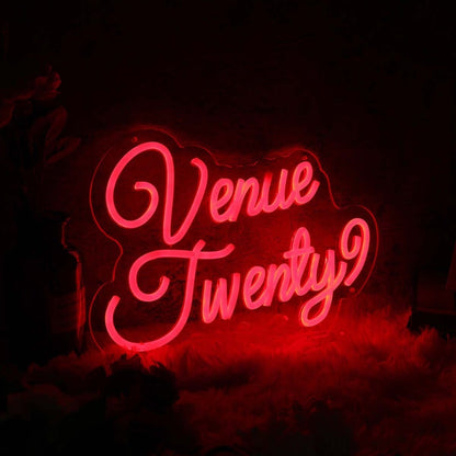 Venue Twenty Red Led Neon Sign - Shineneon