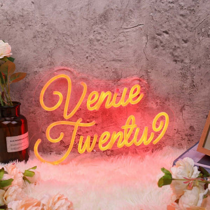 Venue Twenty Red Led Neon Sign - Shineneon