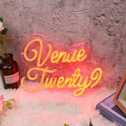 Venue Twenty Red Led Neon Sign - Shineneon