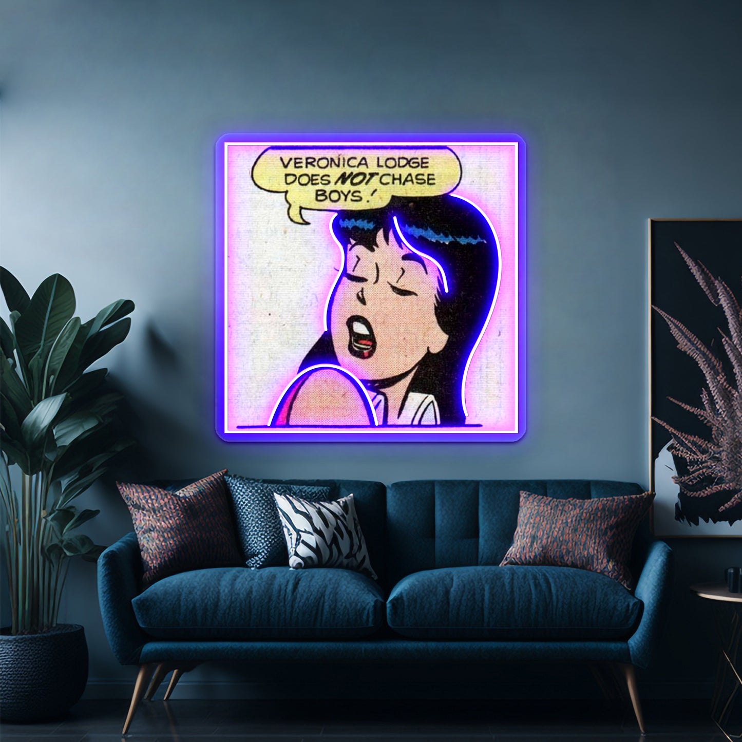 Veronica Lodge Archie Comics Artwork Neon Signs Custom