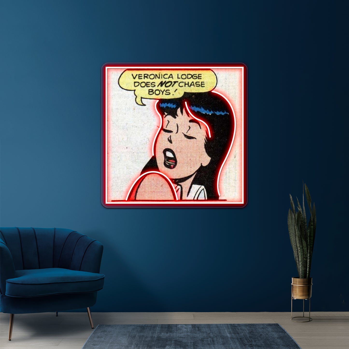 Veronica Lodge Archie Comics Artwork Neon Signs Custom