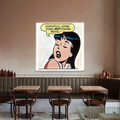 Veronica Lodge Archie Comics Artwork Neon Signs Custom